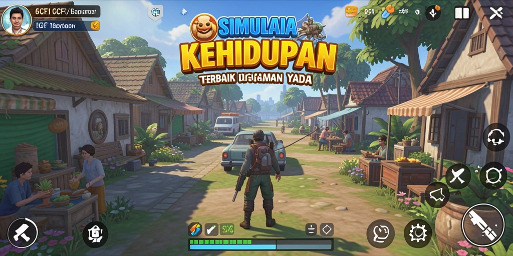 Gameplay menarik dari 6CF dengan karakter unik dan interaksi sosial.