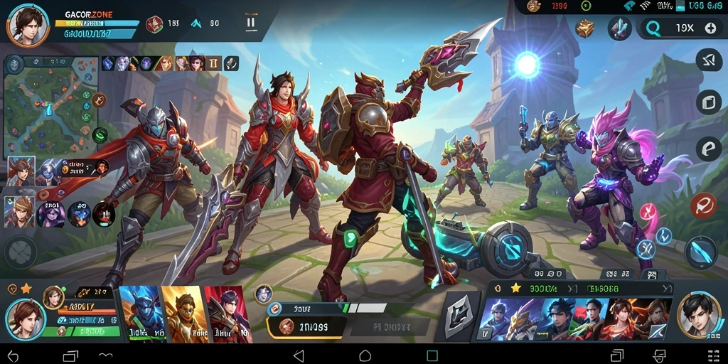 Tampilan utama GACORZONE dengan fitur unik untuk meningkatkan performa game.