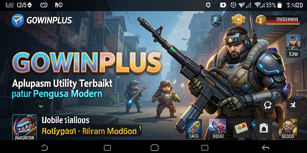 Tampilan antarmuka GOWINPLUS yang modern dan intuitif.