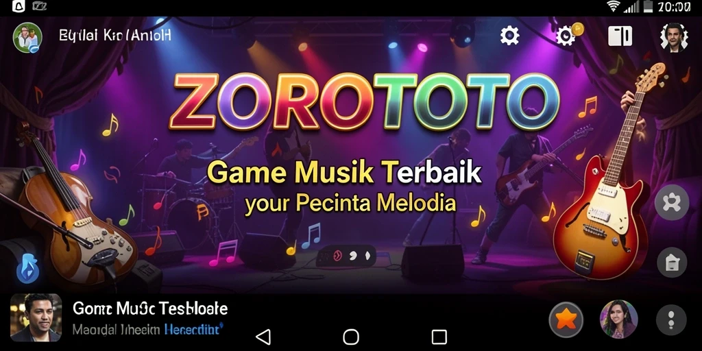 Gameplay ZOROTOTO dengan tantangan musik yang menarik.